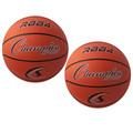 Champion Sports Intermediate Rubber Basketball, Orange, Size 6, PK2 RBB4